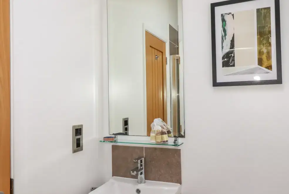 Shower room at Horizon View Lodge