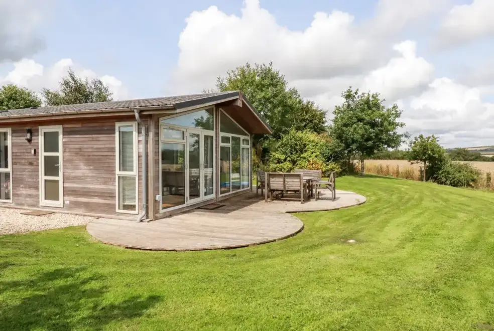 Decked area at Horizon View Lodge
