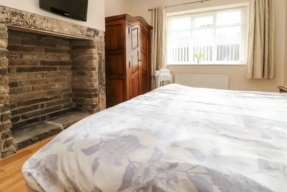 Bedroom at Houghton North Farm Cottage