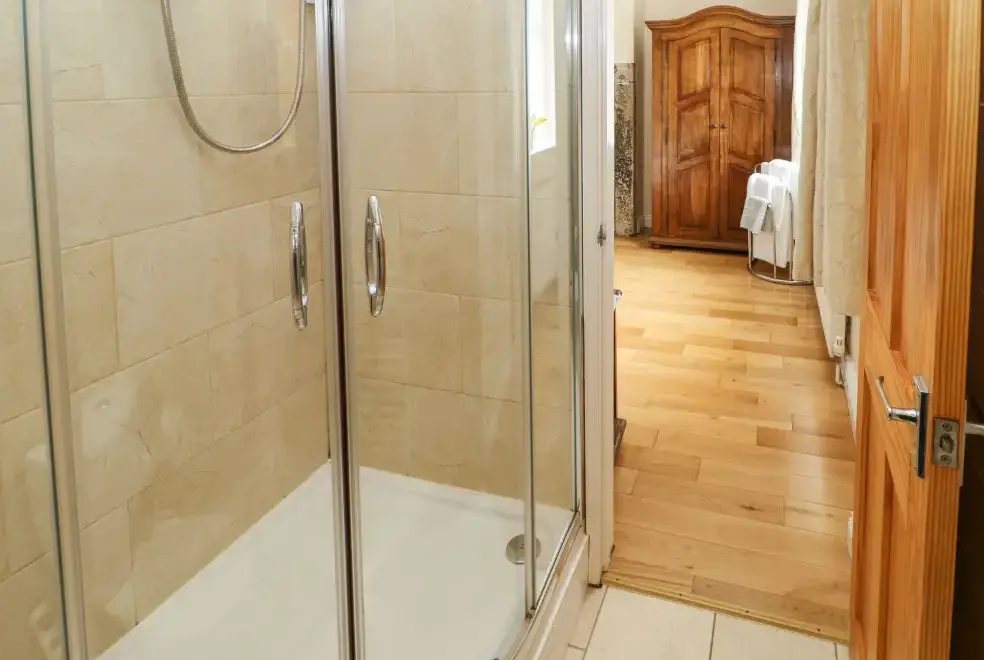 Shower room at Houghton North Farm Cottage