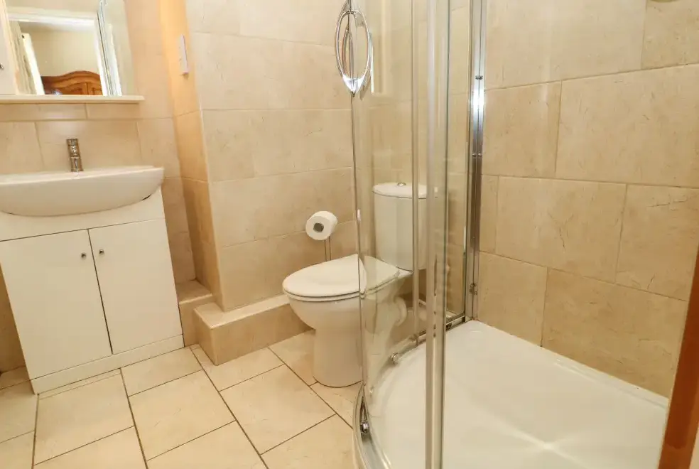 Shower room at Houghton North Farm Cottage