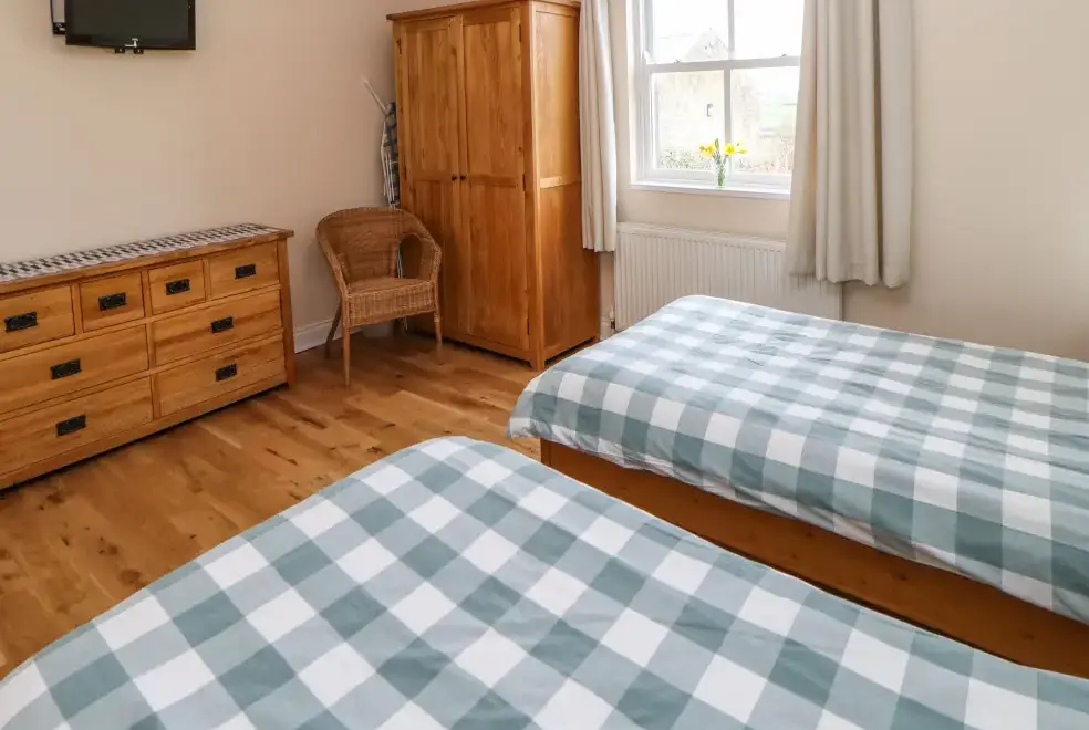 Bedroom at Houghton North Farm Cottage