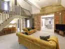 Open plan living area at Hunters Lodge at Wildersley Farm - thumbnail photo