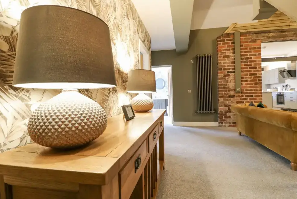 Lounge at Hunters Lodge at Wildersley Farm