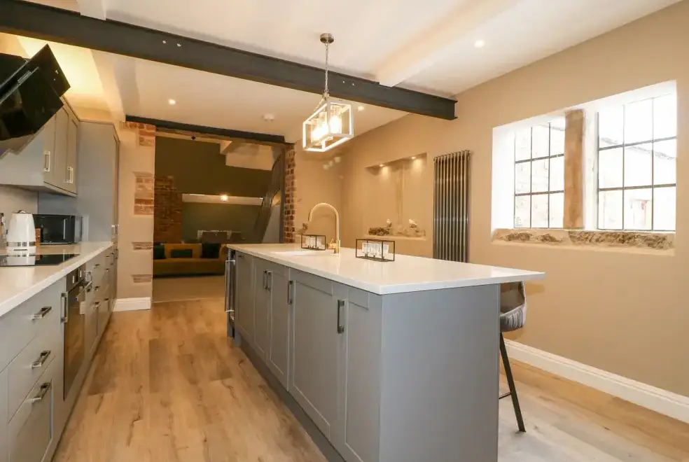 Kitchen/diner at Hunters Lodge at Wildersley Farm