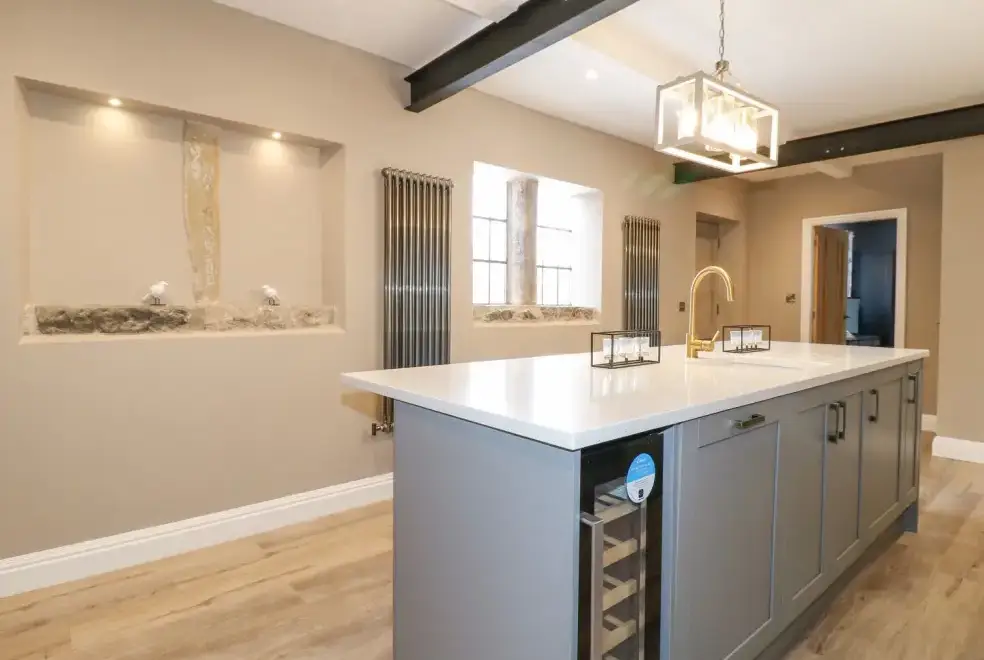 Luxury kitchen at Hunters Lodge at Wildersley Farm