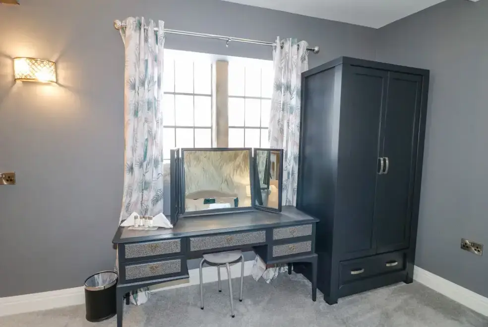 Bedroom at Hunters Lodge at Wildersley Farm