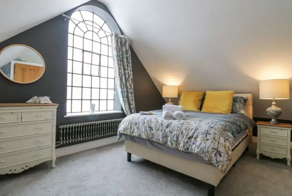 Bedroom at Hunters Lodge at Wildersley Farm