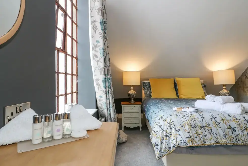 Bedroom at Hunters Lodge at Wildersley Farm