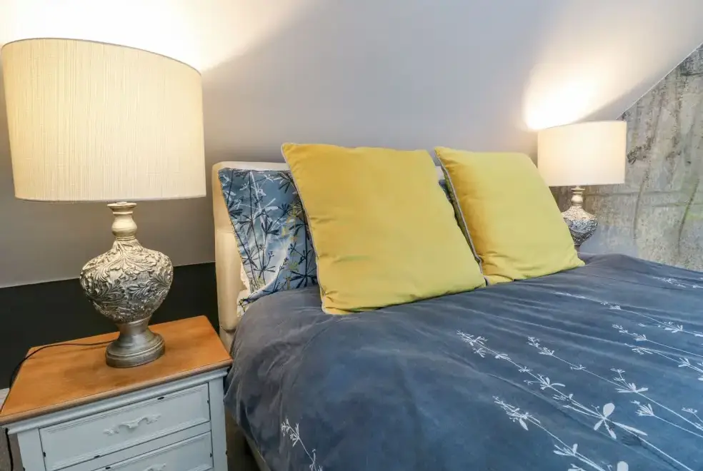 Bedroom at Hunters Lodge at Wildersley Farm