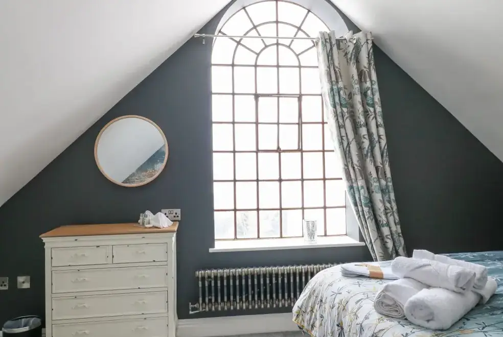 Bedroom at Hunters Lodge at Wildersley Farm