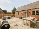 Patio area at Hunters Lodge at Wildersley Farm - thumbnail photo