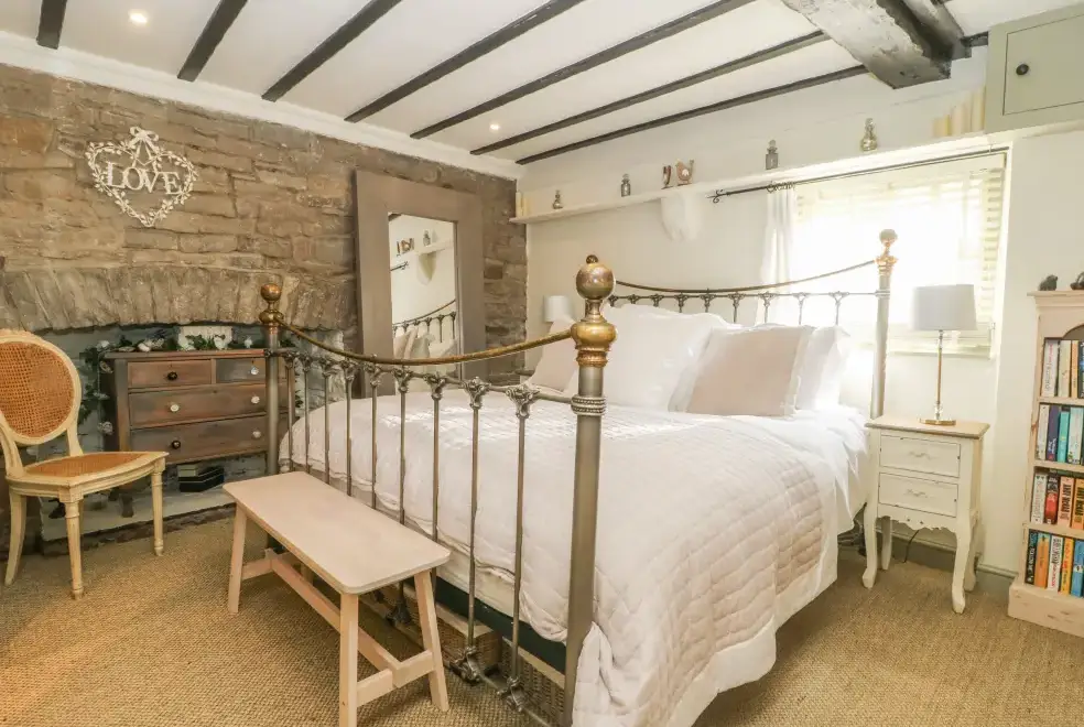 Bedroom at In and Out Country Cottage, Yorkshire Dales