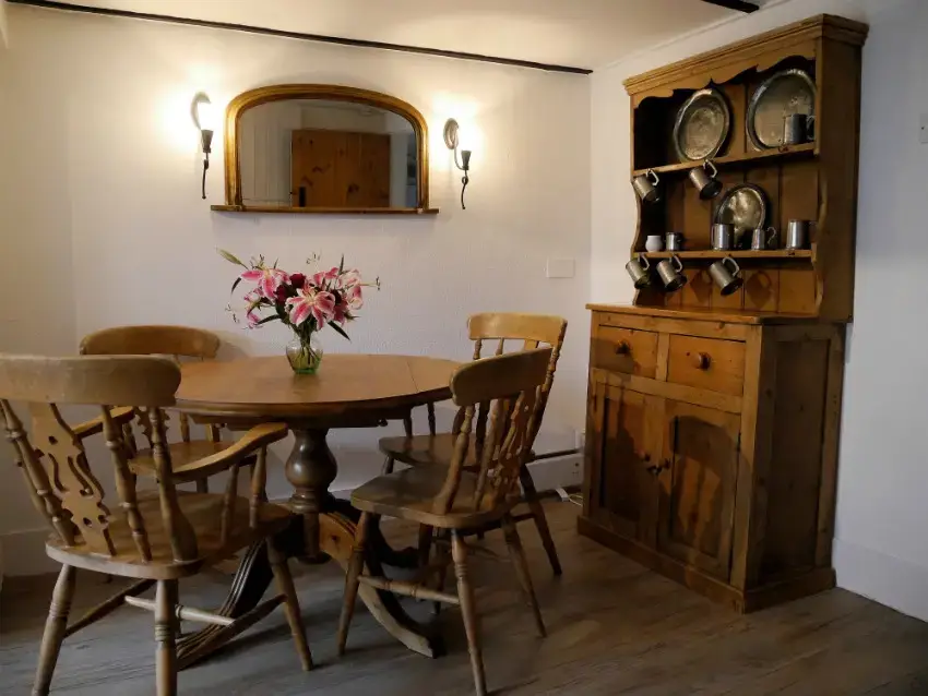 Dining room at Inglenook Cottage