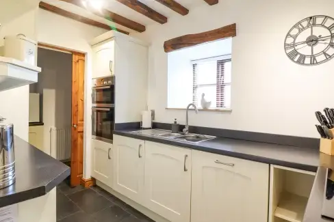 Farmhouse style kitchen at Isallt, Gwynedd