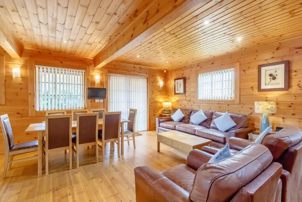 Open plan living area at Jamaal Lodge