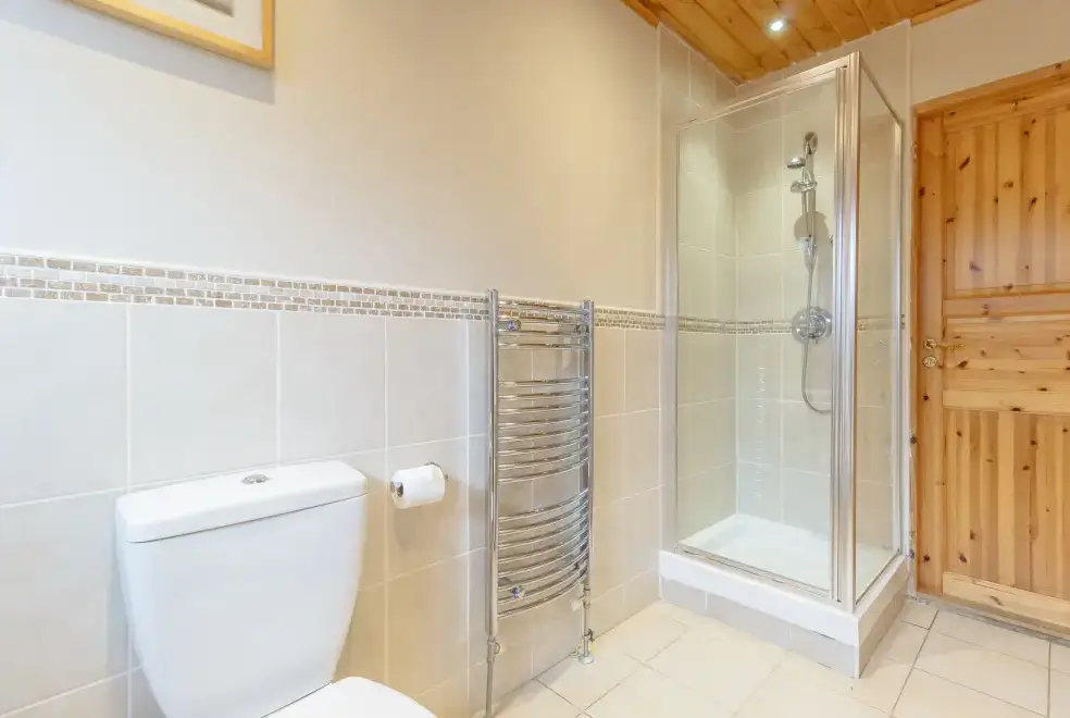 Shower room at Jamaal Lodge