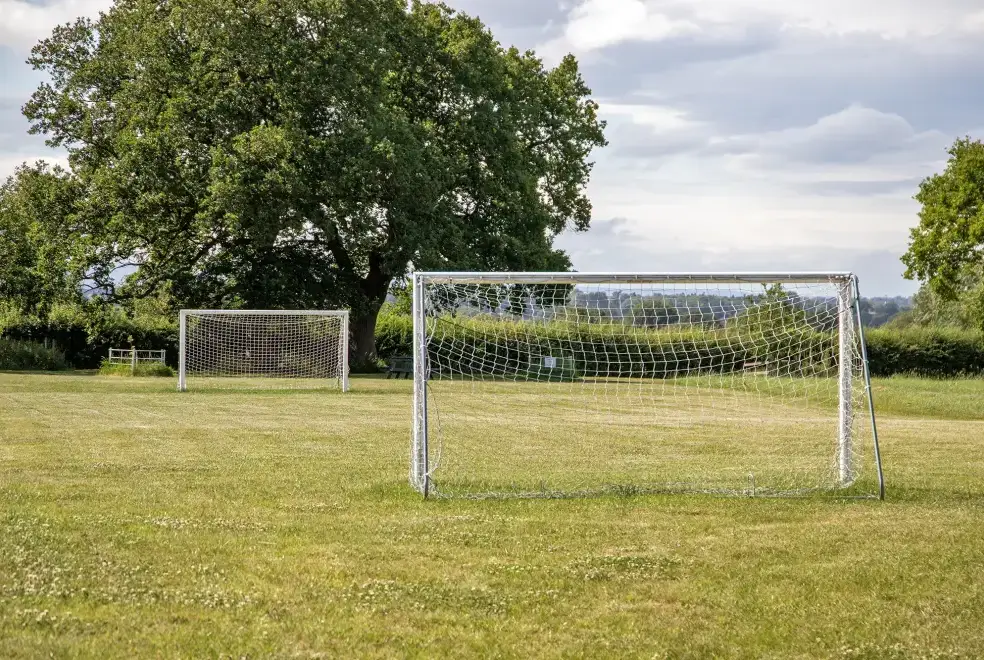 Outdoor games area at James's Parlour with exclusive use of shared Indoor Swimming Pool, Sports Court & Play Area
