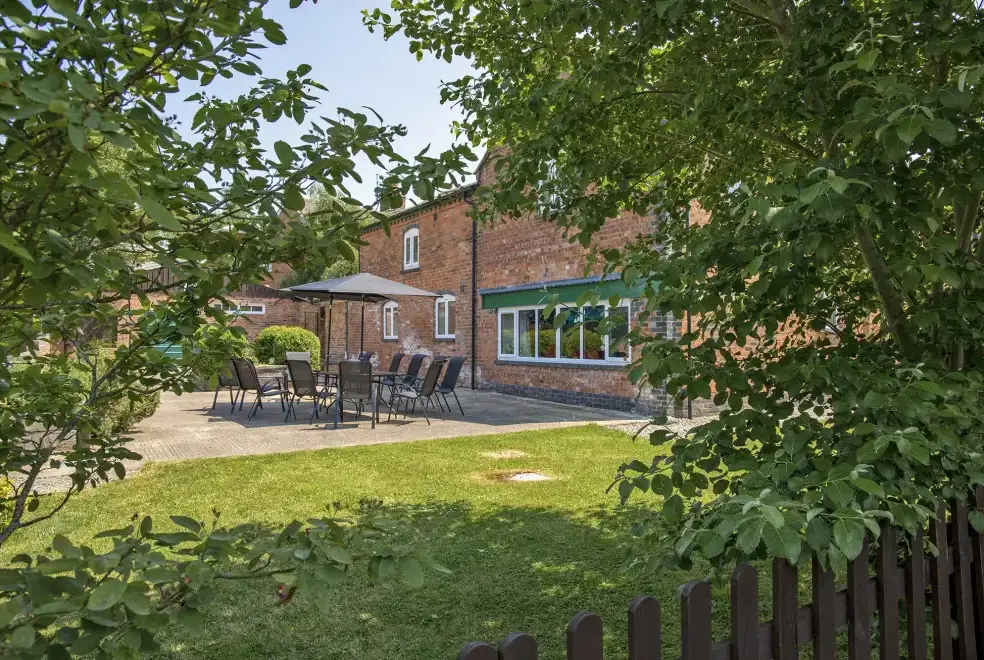 Garden at James's Parlour with exclusive use of shared Indoor Swimming Pool, Sports Court & Play Area