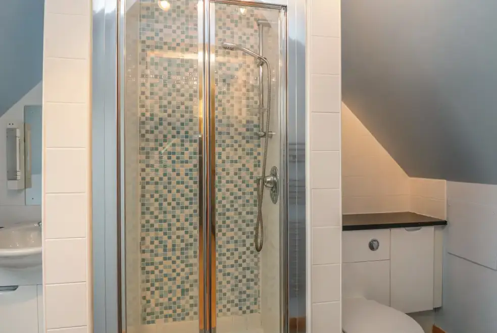 Shower room at Kamba Cottage