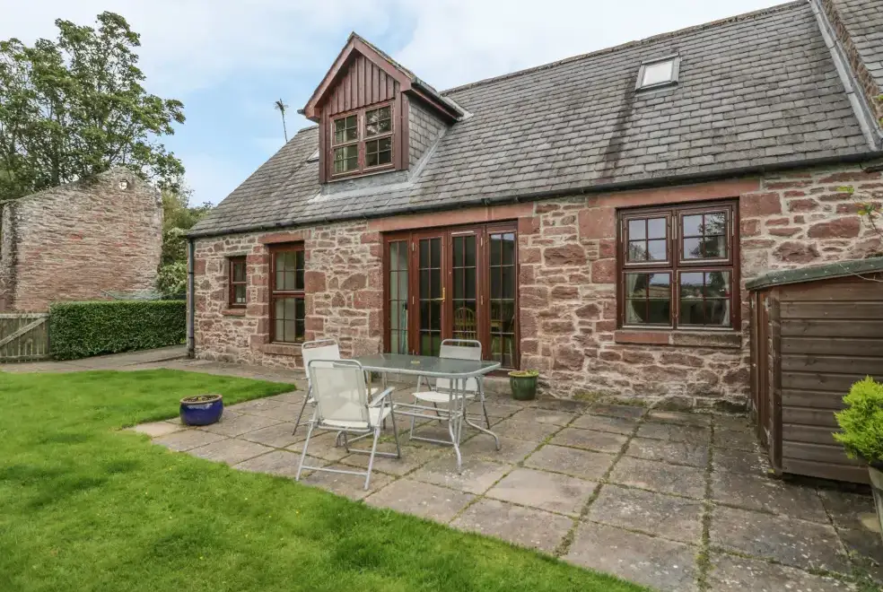 Patio area at Kamba Cottage