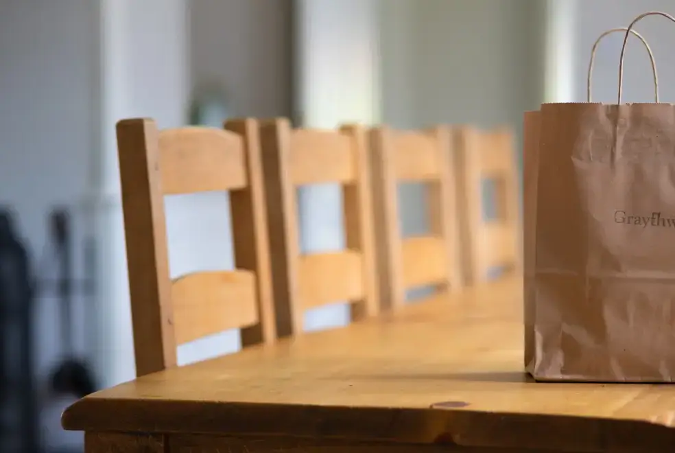 Dining room at Keepers Cottage