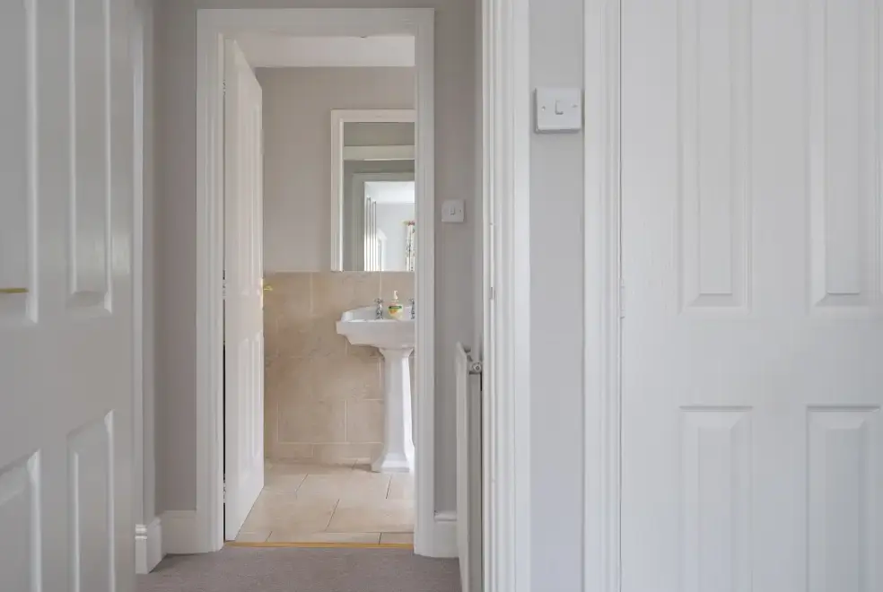 Shower room at Keepers Cottage
