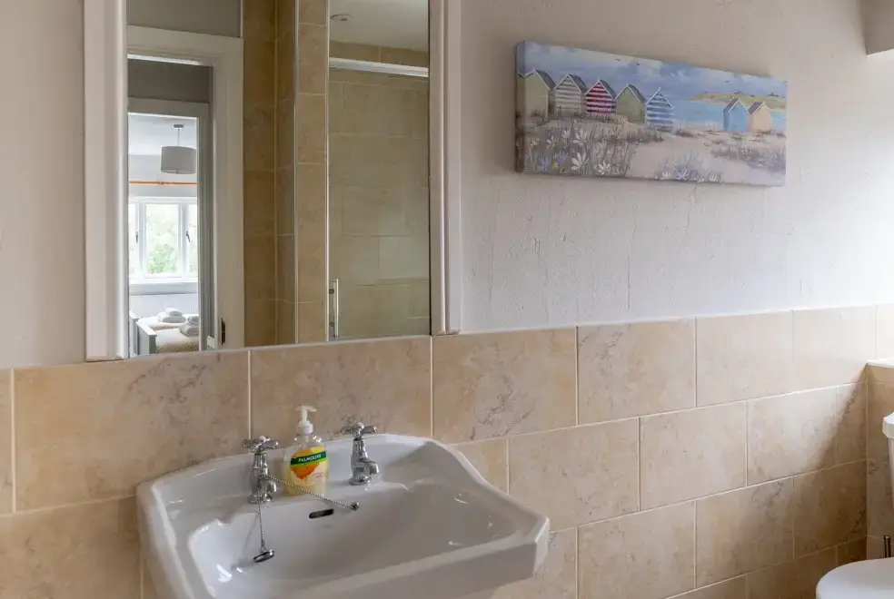 Shower room at Keepers Cottage