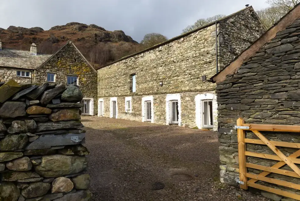 Kentmere Hall Bank Barn, from the outside