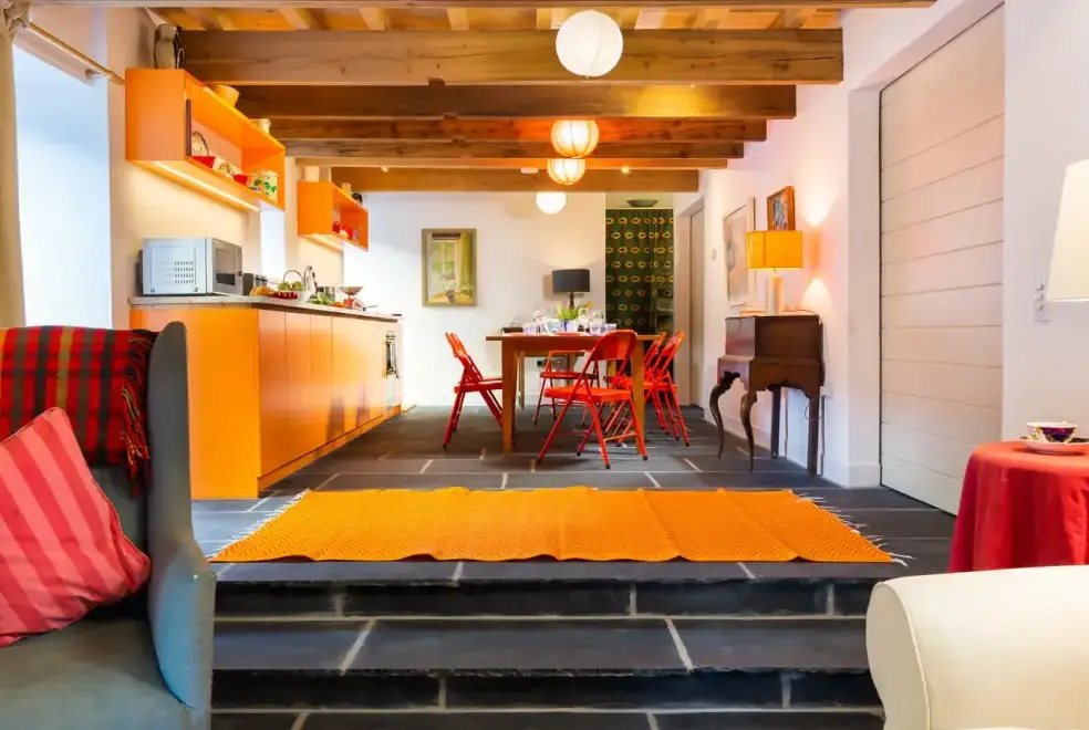 Kitchen/diner at Kentmere Hall Bank Barn