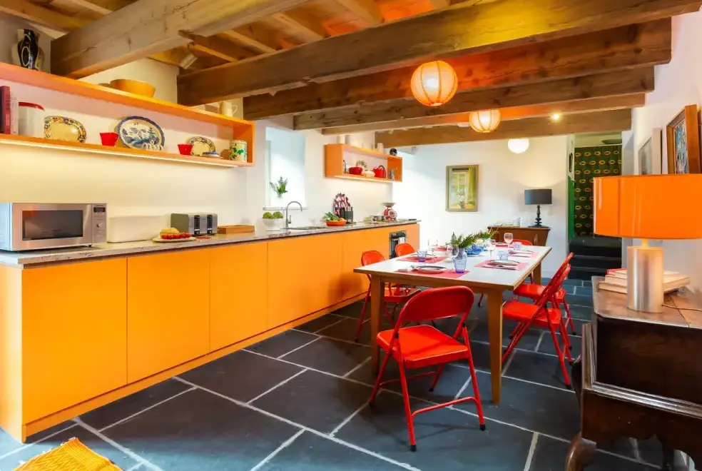 Kitchen/diner at Kentmere Hall Bank Barn