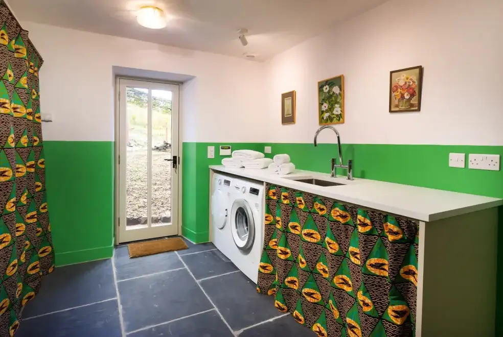 Utility room at Kentmere Hall Bank Barn