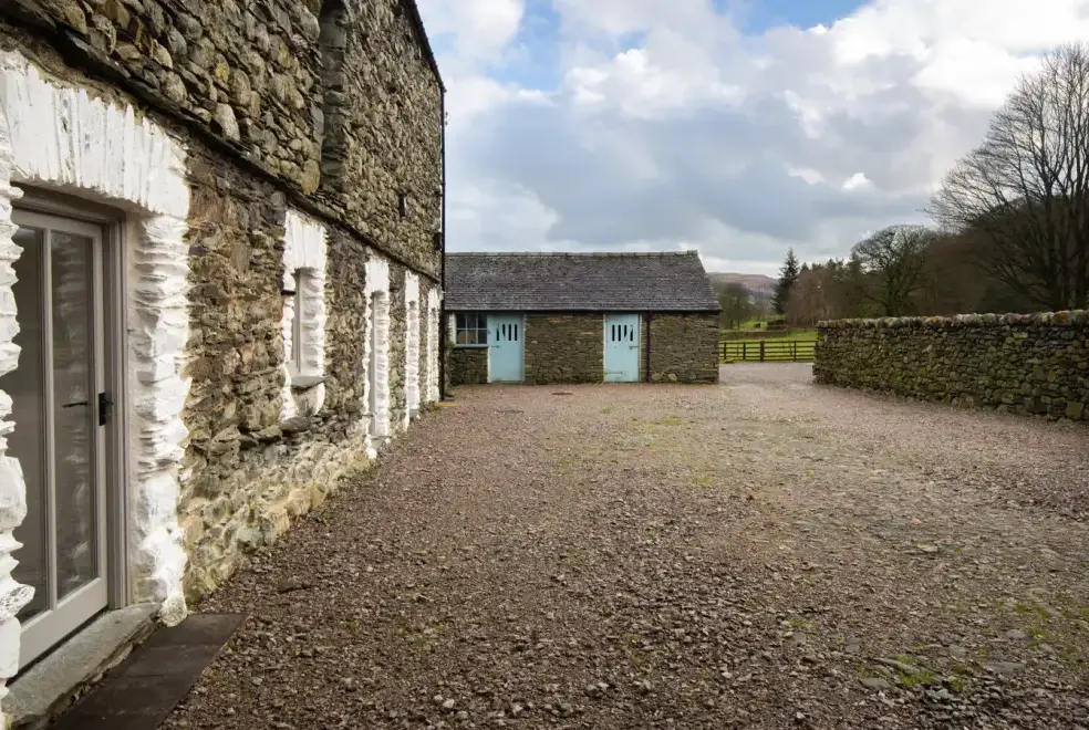 Kentmere Hall Bank Barn, from the outside