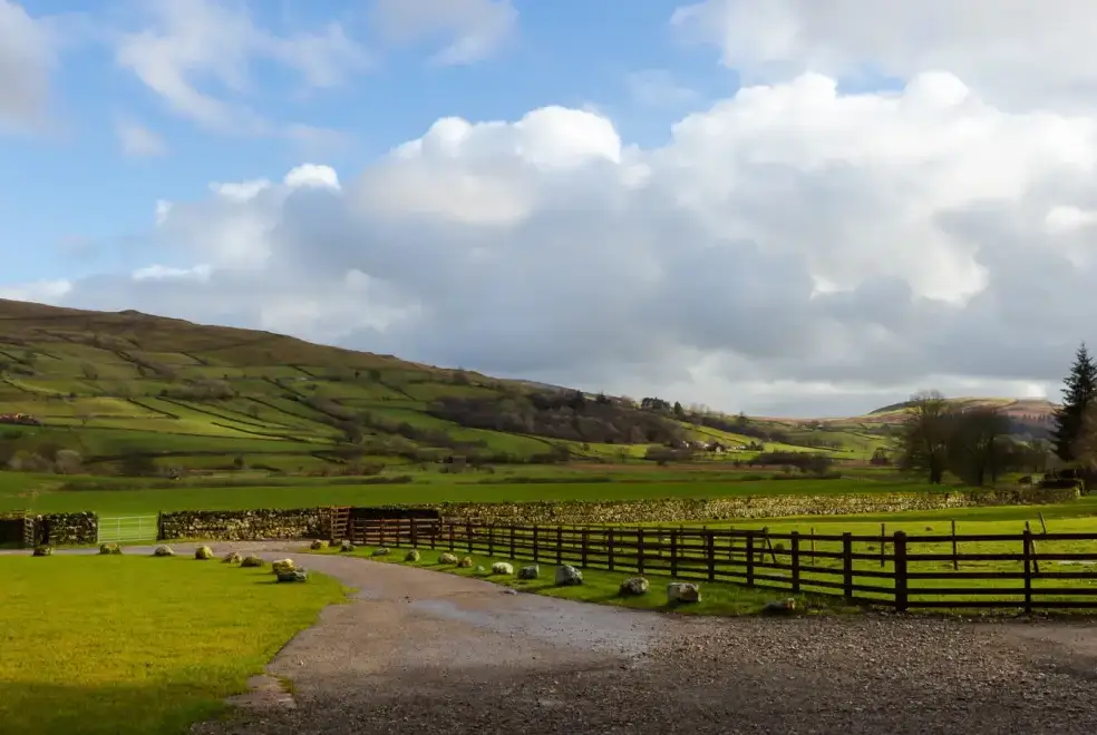 Countryside views at Kentmere Hall Bank Barn