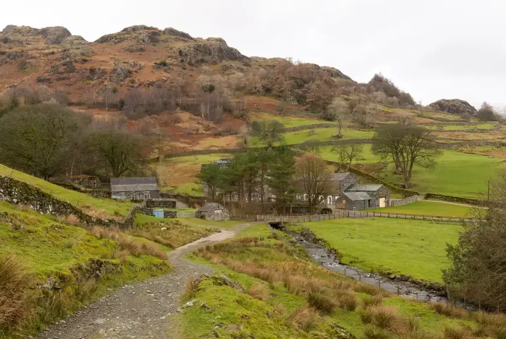 Countryside views at Kentmere Hall Bank Barn