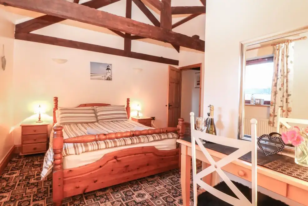 Bedroom at Kingfisher Barn