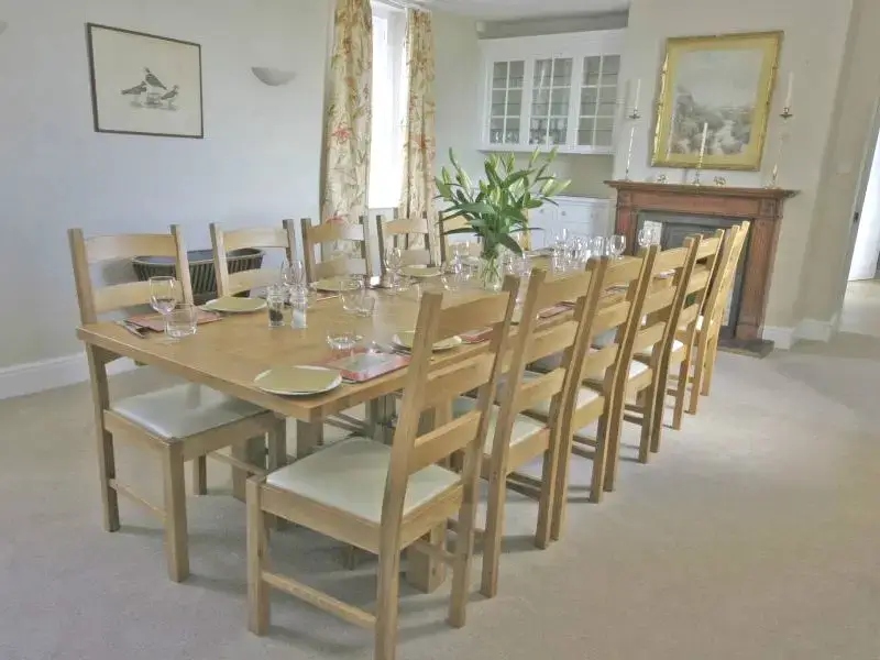 Dining room at Kirkandrews House 