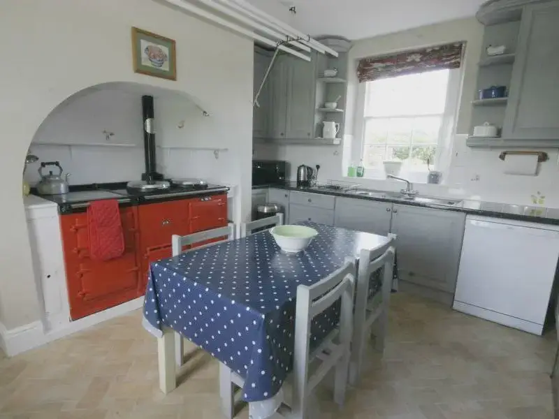 Farmhouse style kitchen at Kirkandrews House 