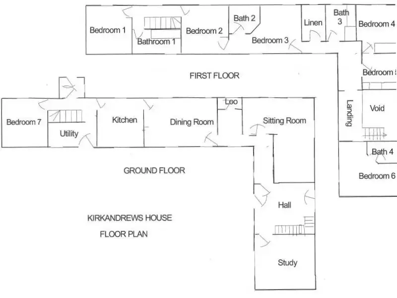 Lounge at Kirkandrews House 