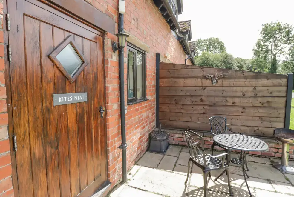 Patio area at Kite's Nest