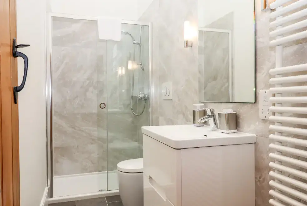 Shower room at Knowle House