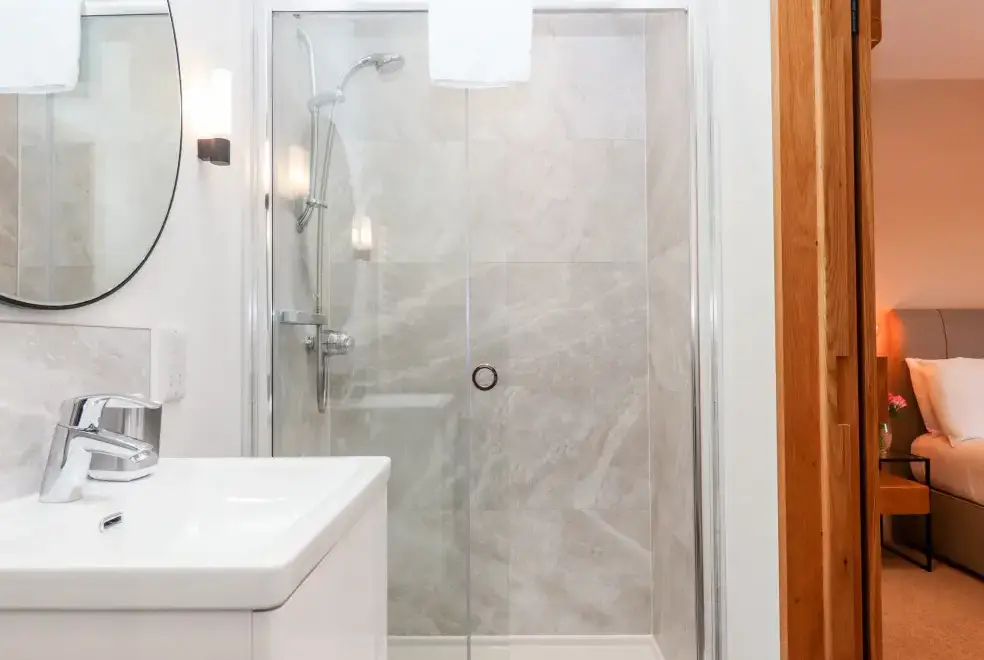 Shower room at Knowle House