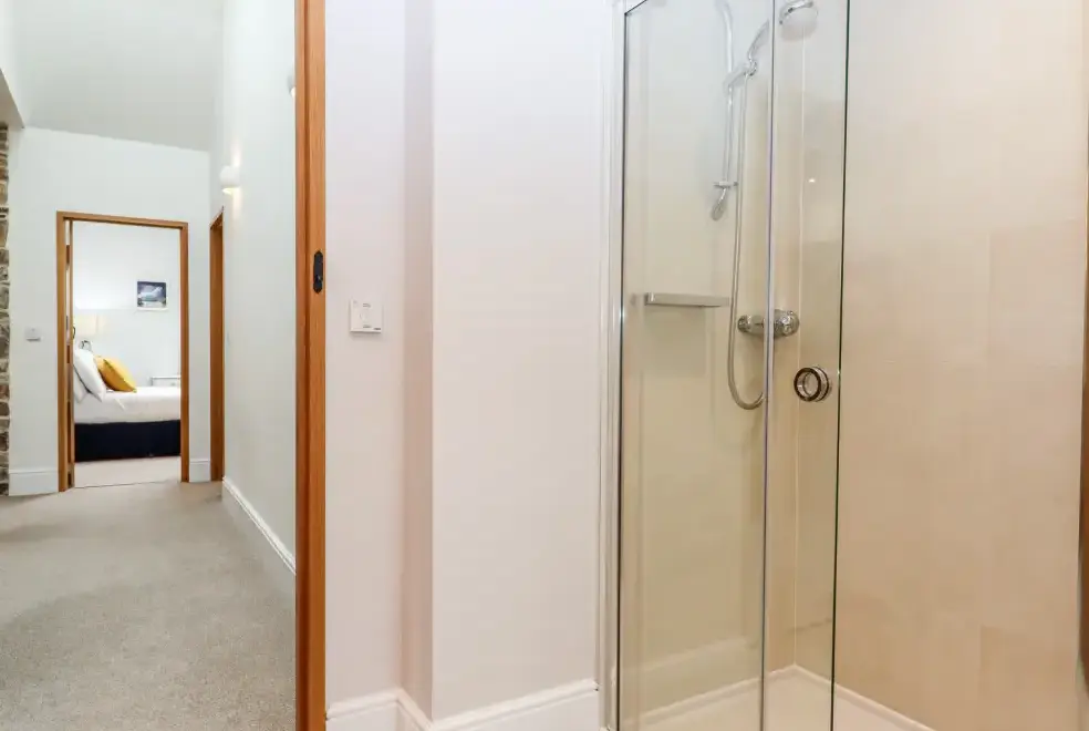Shower room at Knowle House