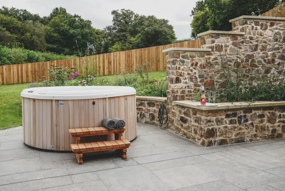 Private Hot Tub at Knowle House