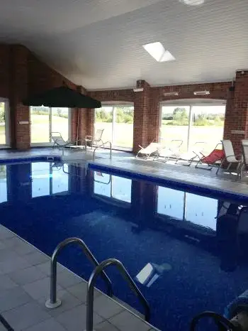 Private Swimming Pool at Koi Keep at Wallrudding Farm
