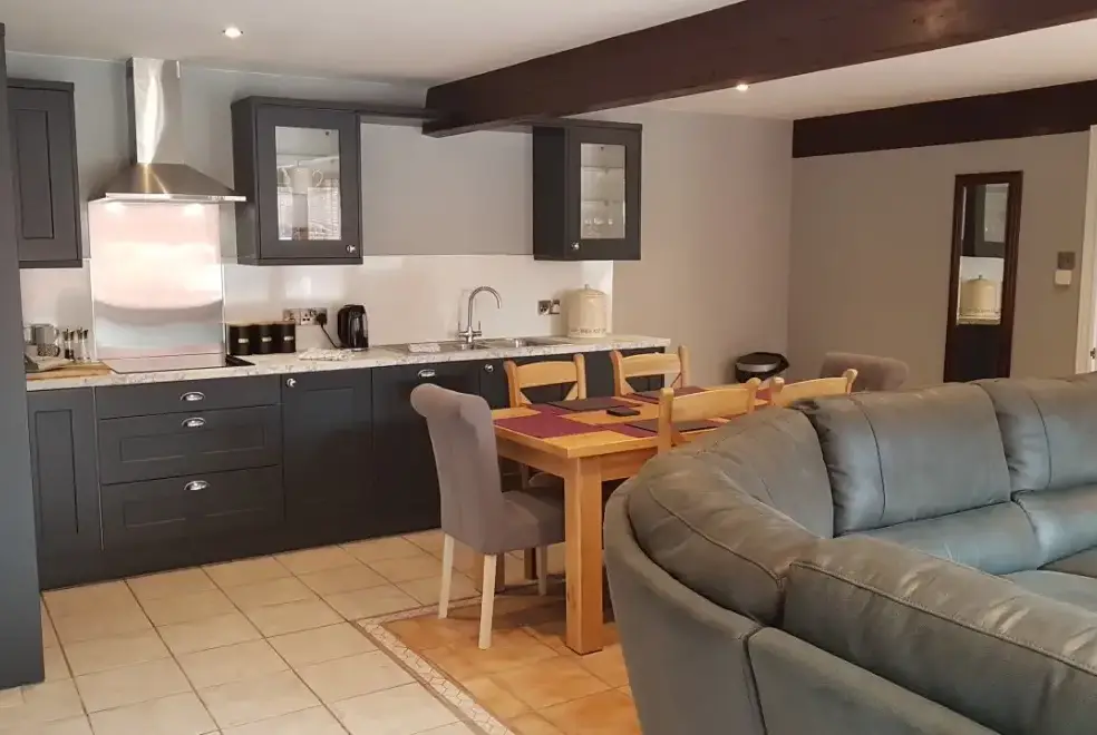 Kitchen/diner at Koi Keep at Wallrudding Farm