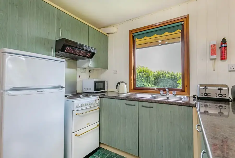 Well equipped kitchen at Laburnum Lodge