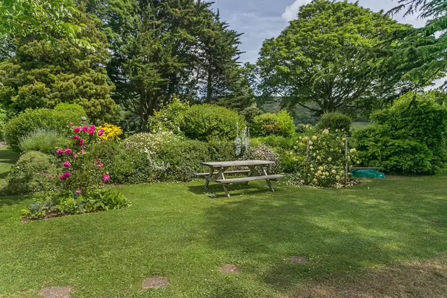 Enclosed garden at Laburnum Lodge