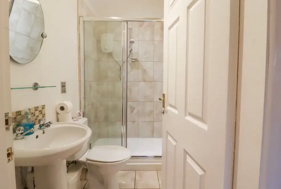 Shower room at Lair Close Cottage