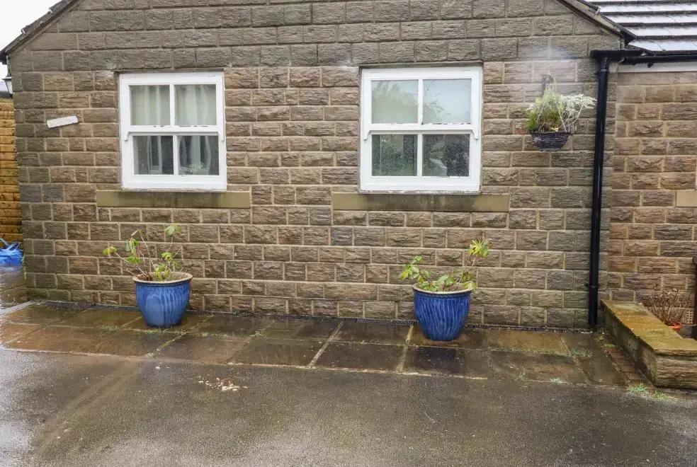 Patio area at Lair Close Cottage